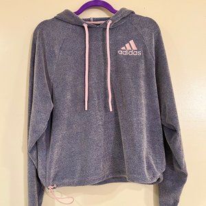 Adidas Purple and Pink Hoodie